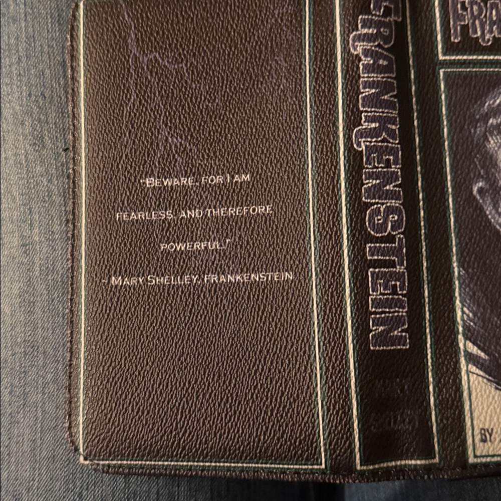 Frankenstein Black Wristlet Clutch - Picture 2 of 4